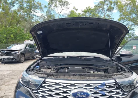 2020 Ford Explorer Platinum из США, поврежденный, VIN 1FM5K8HC9LGC43679